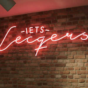 Letters in neon - Iets lecqers